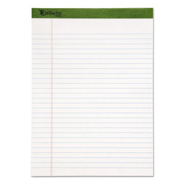 Ampad® Earthwise By Ampad Recycled Writing Pad, Narrow Rule, Politex Green Headband, 50 White 5 X 8 Sheets, Dozen freeshipping - TVN Wholesale